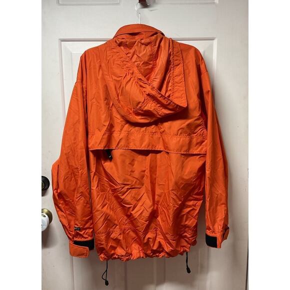 Vtg nike 90s y2k ORANGE embroidered swoosh Windbreaker Jacket Size L Clima Fit - Picture 2 of 16
